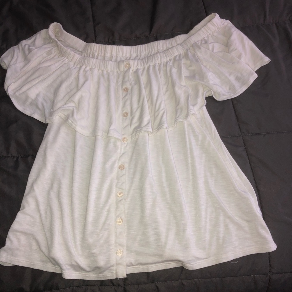 Off the shoulder shirt